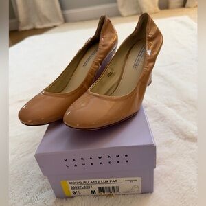 Vera Wang Lavender Monique Lux Patent Wedge